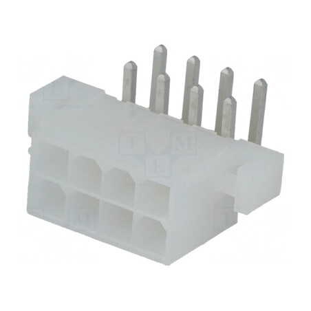 Soclu cablu-placă Mini-Fit Jr 4,2mm 8 PIN THT | Electronic-mag.ro | Componente Electronice