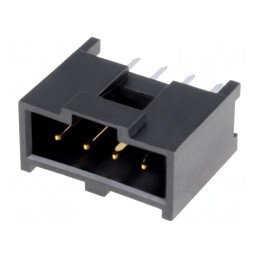 Soclu dreptunghiular tată C-Grid III 2,54mm 4 PIN THT aurit | Electronic-mag.ro | Componente Electronice