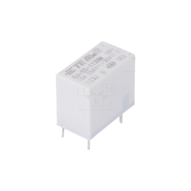 Releu Electromagnetic SPST-NO 12VDC 10A | Electronic-mag.ro | Componente Electronice