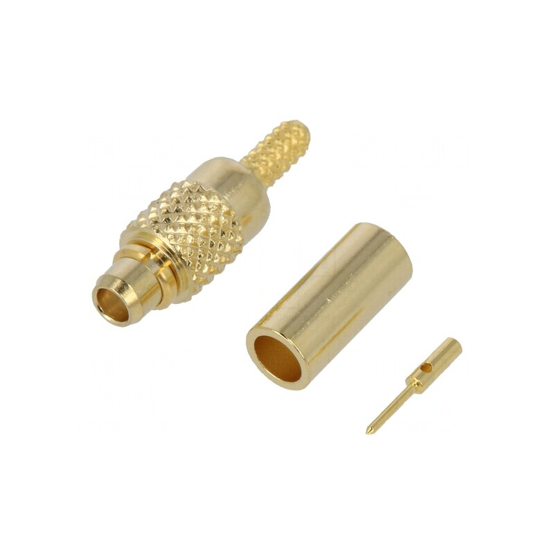 Mufă MMCX tată 50Ω PTFE aurit | Electronic-mag.ro | Componente Electronice