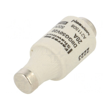 Siguranță gG 20A 500V Industrial DII | Electronic-mag.ro | Componente Electronice