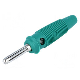 Mufă Banană Verde 4mm 30A 60VDC | Electronic-mag.ro | Componente Electronice