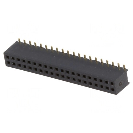 Soclu pini mamă 40 pini 1,27mm SMT 2x20 | Electronic-mag.ro | Componente Electronice