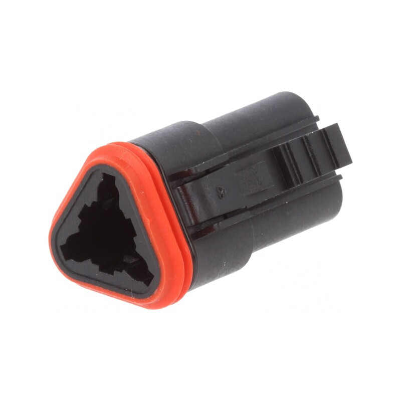 Conector Auto ML-XT Mamă 3P Negru Pe Cablu | Electronic-mag.ro | Componente Electronice