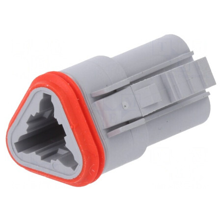 Conector ML-XT Mamă 3 PIN Gri IP69K Automotives | Electronic-mag.ro | Componente Electronice