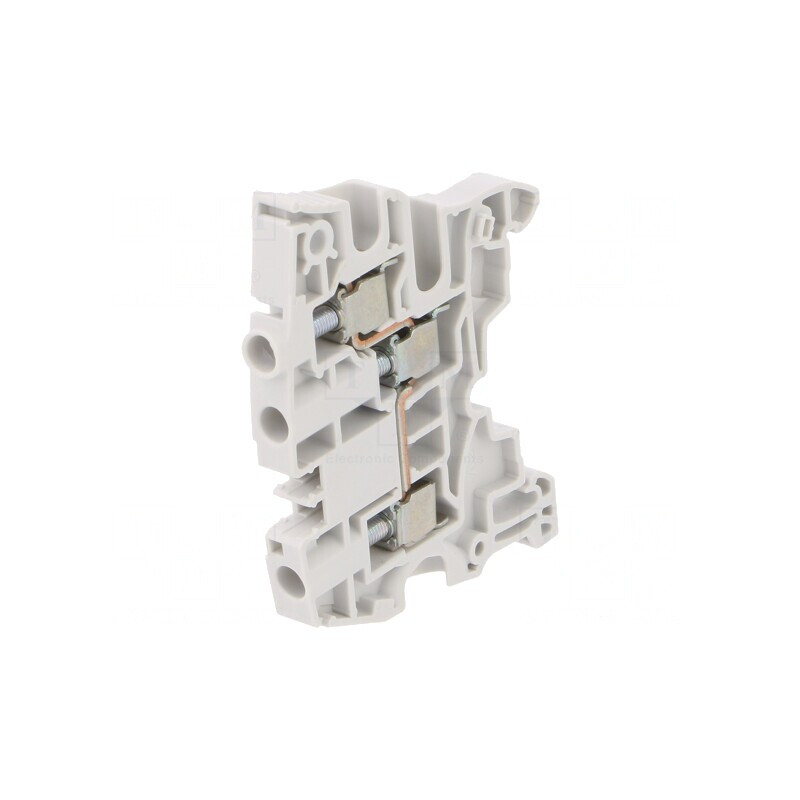 Conector de Îmbinare Șine 0,2-6mm2, 3 Borne, Gri, 6mm | Electronic-mag.ro | Componente Electronice Conector de Îmbinare Șine 0,2-6mm2, 3 Borne, Gri, 6mm | Electronic-mag.ro | Componente Electronice