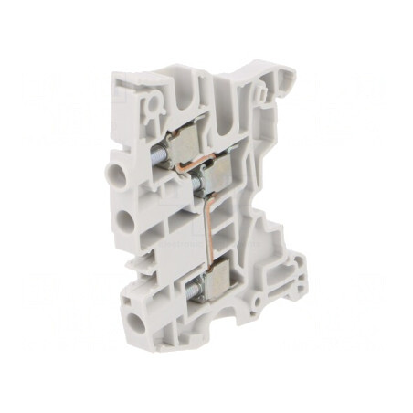 Conector de Îmbinare Șine 0,2-6mm2, 3 Borne, Gri, 6mm | Electronic-mag.ro | Componente Electronice