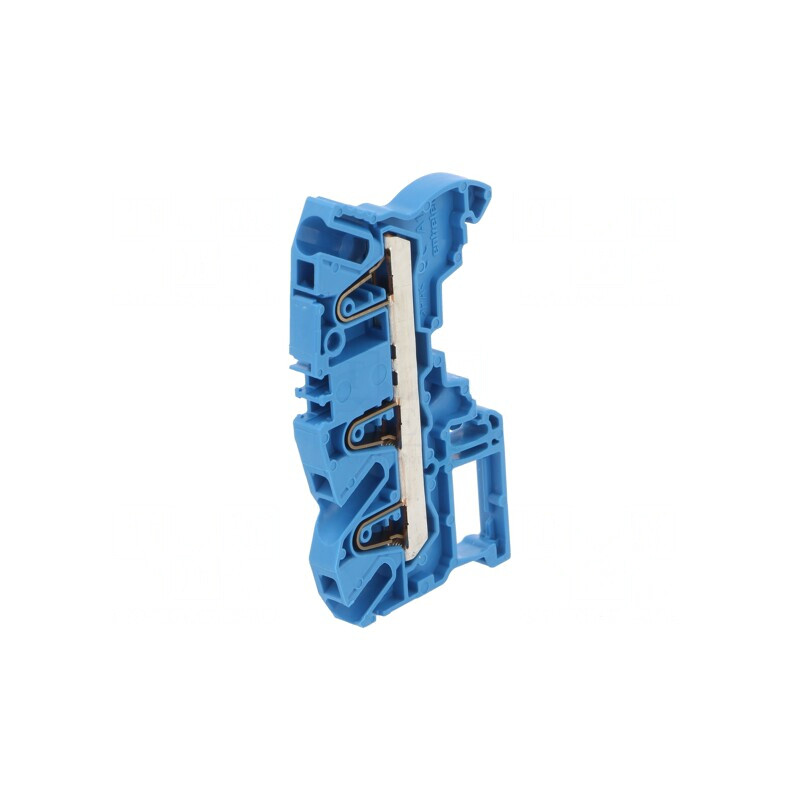 Terminal de Îmbinare Șine 0,5-4mm² 3 Borne Albastru SNK | Electronic-mag.ro | Componente Electronice