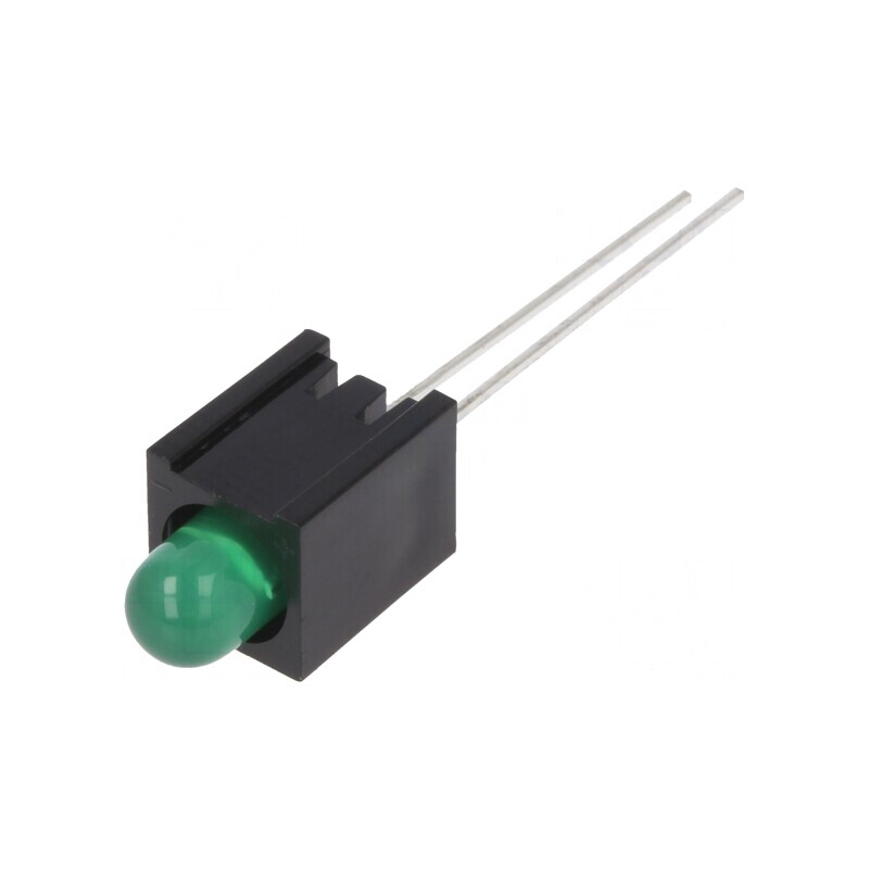LED Verde 5mm 20mA 60° 15-30mcd | Electronic-mag.ro | Componente Electronice