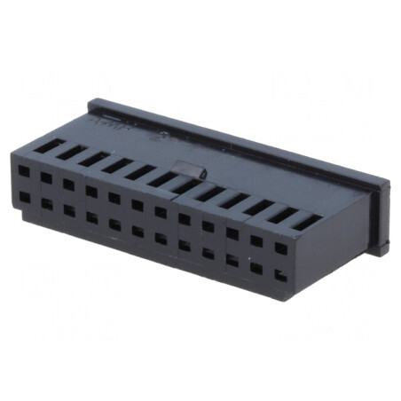 Conector Mufă Cablu-Placă 24 PIN 2,54mm AMPMODU MOD II | Electronic-mag.ro | Componente Electronice