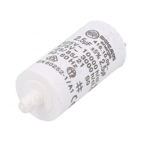 Condensator Motoare 2,5uF 475VAC ±5% | Electronic-mag.ro | Componente Electronice