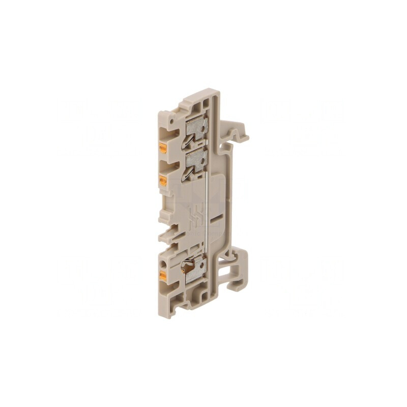 Conector Șine 1.5mm2 3 Borne Bej 3.5mm | Electronic-mag.ro | Componente Electronice Conector Șine 1.5mm2 3 Borne Bej 3.5mm | Electronic-mag.ro | Componente Electronice