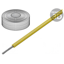 Cablu Silicon Galben 1x0,5mm2 500V | Electronic-mag.ro | Componente Electronice