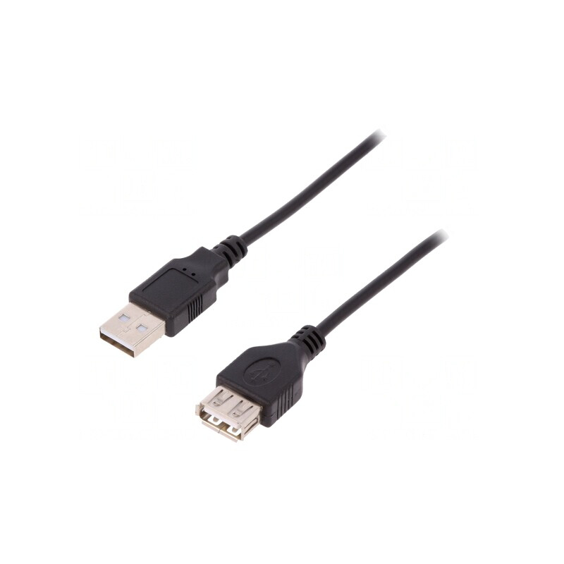 Cablu USB 2.0 A-A Nichelat 1.8m Negru | Electronic-mag.ro | Componente Electronice Cablu USB 2.0 A-A Nichelat 1.8m Negru | Electronic-mag.ro | Componente Electronice