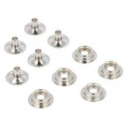 Clichet Tată ESD Crimpate 10mm Set 5 Bucăți | Electronic-mag.ro | Componente Electronice