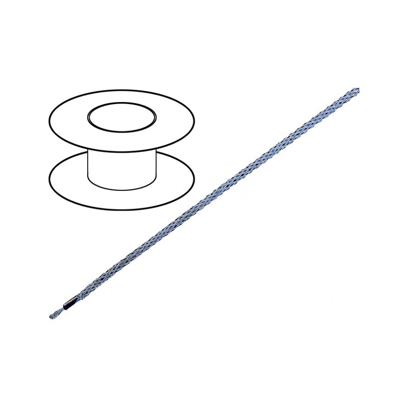 Cablu PVC Transparent 1x0,14mm2 100m 350V | Electronic-mag.ro | Componente Electronice