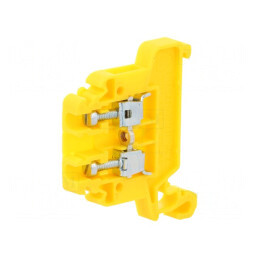 Conector de Îmbinare Șine 0,5-2,5mm2 2 Borne Galben | Electronic-mag.ro | Componente Electronice