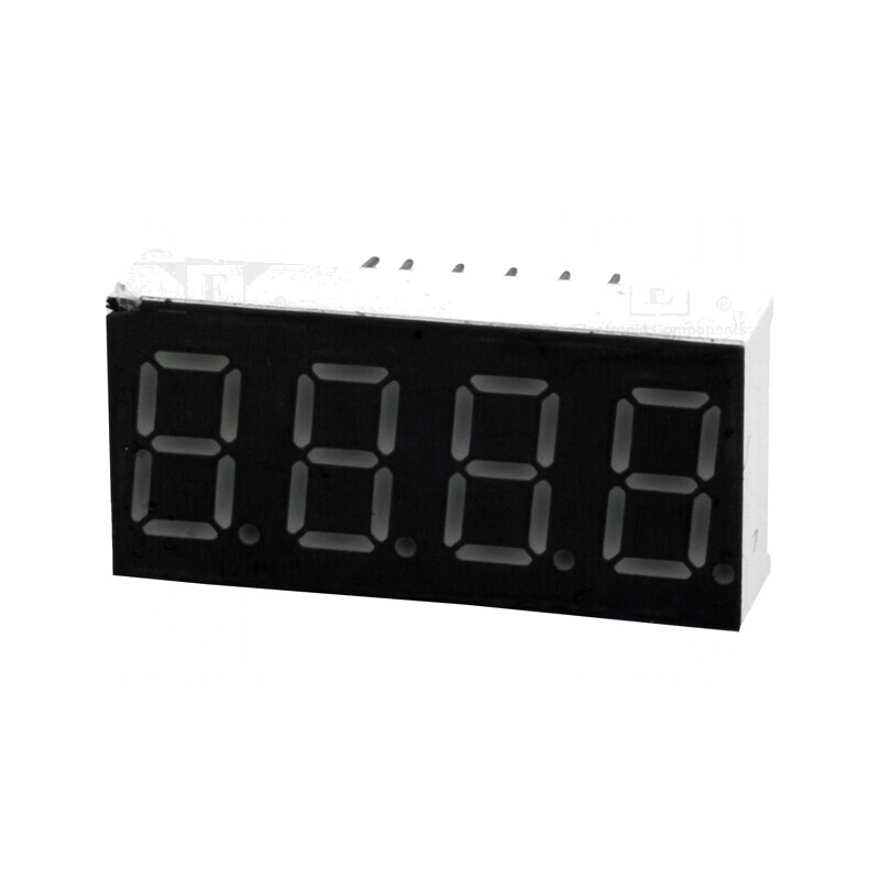 Display LED 7 Segmente 9.2mm 4 Digit Roșu | Electronic-mag.ro | Componente Electronice