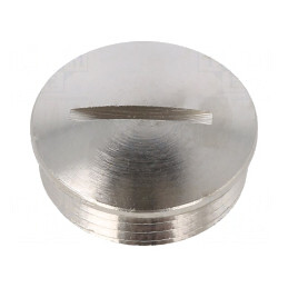 Capac de protecție PG16 IP54 alamă nichelată | Electronic-mag.ro | Componente Electronice
