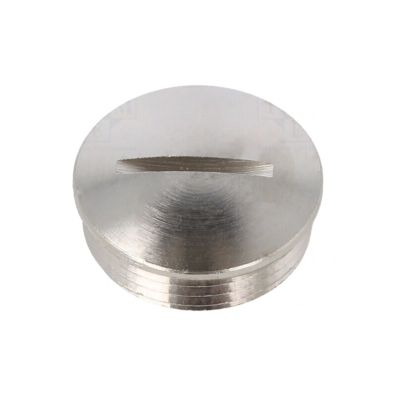 Capac de protecție PG16 IP54 alamă nichelată | Electronic-mag.ro | Componente Electronice