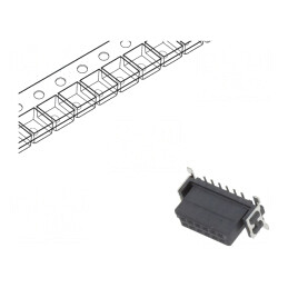 Conector PCB-PCB 12 Pini 1,27mm Termoplast | Electronic-mag.ro | Componente Electronice