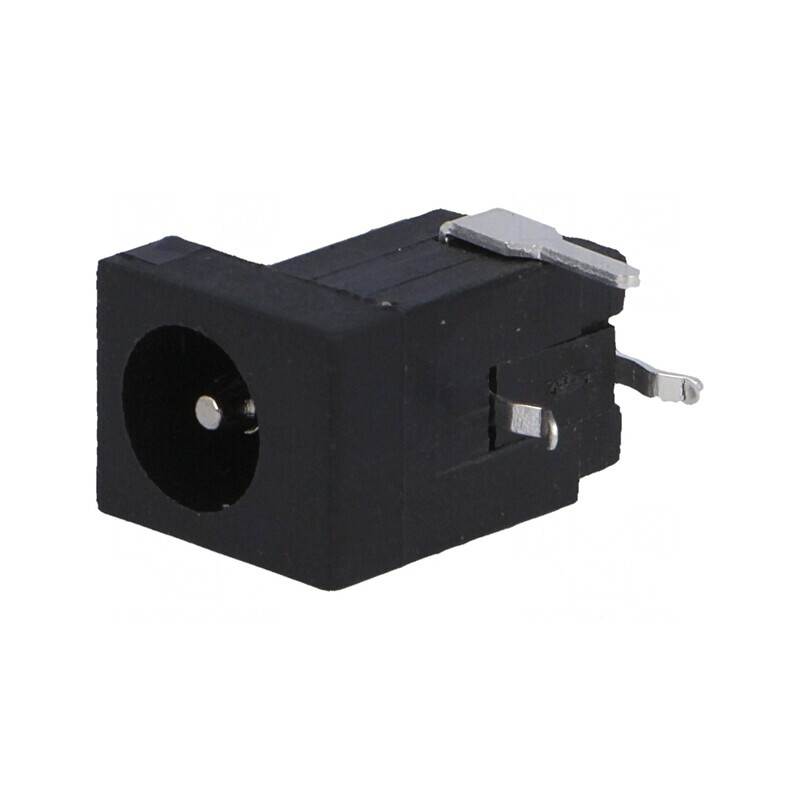 Conector Alimentare DC Tată 5,5/2,1-2,5mm THT Negru 5A 12V | Electronic-mag.ro | Componente Electronice