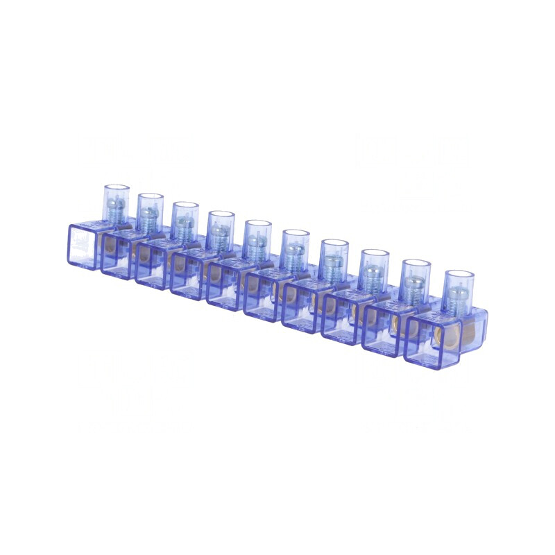 Regletă Conexiuni Terminal cu Șurub 4mm2 450V 10 Piste | Electronic-mag.ro | Componente Electronice