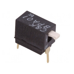 Comutator DIP-SWITCH 1 Secțiune OFF-ON 0,025A 24VDC