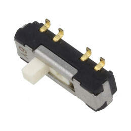 Comutator glisant 3 poziții SMT 0,2A/12VDC | Electronic-mag.ro | Componente Electronice