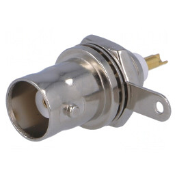 Soclu BNC Mamă pentru Panou PTFE | Electronic-mag.ro | Componente Electronice