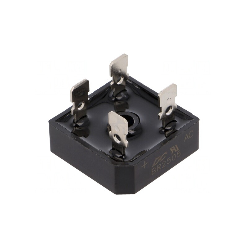 Punte Redresoare Monofazată 50V 25A 400A BR-25 | Electronic-mag.ro | Componente Electronice