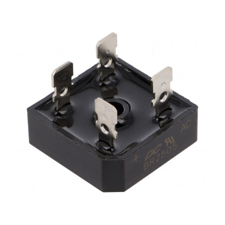 Punte Redresoare Monofazată 50V 25A 400A BR-25 | Electronic-mag.ro | Componente Electronice