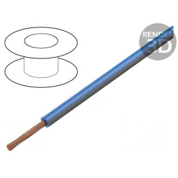 Cablu FLRY-B 1x0,5mm2 Cu PVC Albastru-Gri 60V Clasa 5 | Electronic-mag.ro | Componente Electronice