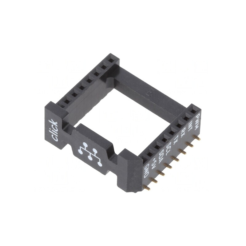 Adaptor mikroBUS 16-Pin Negru | Electronic-mag.ro | Componente Electronice