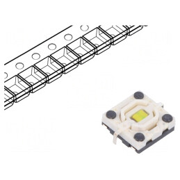 Microîntrerupător TACT cu LED SMT 12V 0,05A