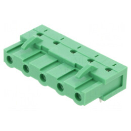 Regletă de Conexiuni Deconectabilă 7,62mm 5 Piste Soclu Mamă | Electronic-mag.ro | Componente Electronice