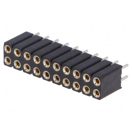 Soclu pini mamă 20 contacte 2,54mm | Electronic-mag.ro | Componente Electronice