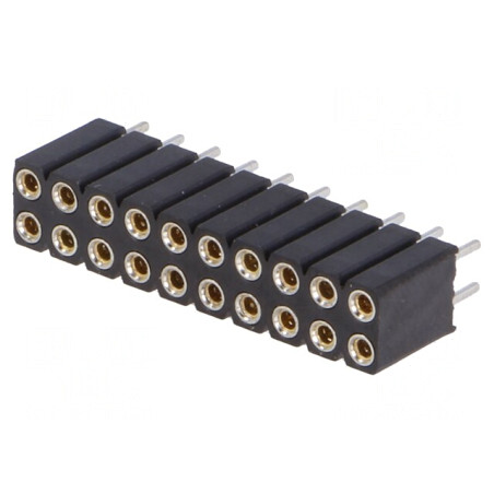 Soclu pini mamă 20 contacte 2,54mm | Electronic-mag.ro | Componente Electronice