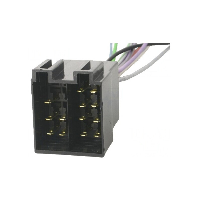 Soclu ISO cu Cabluri PIN 13(5+8) Combinate | Electronic-mag.ro | Componente Electronice