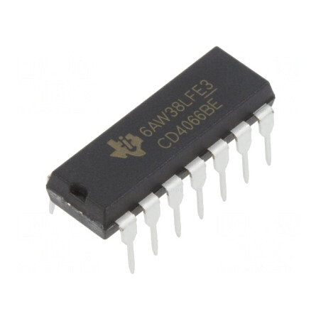 Digital Comutator 4 Canale DIP14 CMOS 3-18V | Electronic-mag.ro | Componente Electronice