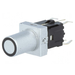 Comutator Tastatură cu LED Argintiu 12V | Electronic-mag.ro | Componente Electronice