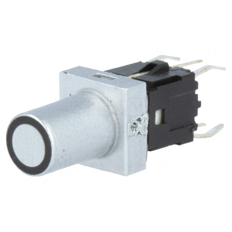 Comutator Tastatură cu LED Argintiu 12V | Electronic-mag.ro | Componente Electronice