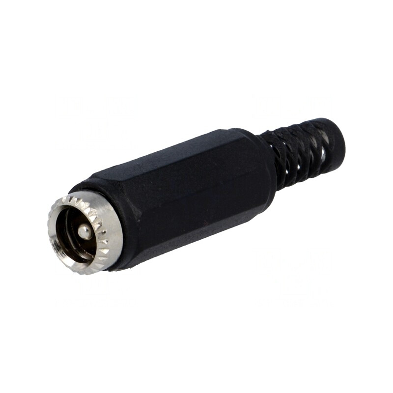 Mufă Alimentare DC Tată 5.5x2.1mm pe Cablu Drept | Electronic-mag.ro | Componente Electronice
