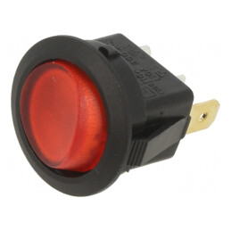Rocker Switch Transparent OFF-ON 16A 125VAC | Electronic-mag.ro | Componente Electronice