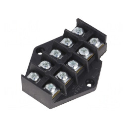 Regletă de conexiuni 4mm2 400V 5 piste | Electronic-mag.ro | Componente Electronice