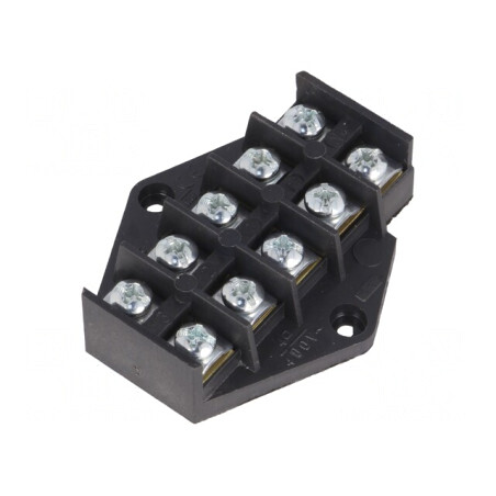 Regletă de conexiuni 4mm2 400V 5 piste | Electronic-mag.ro | Componente Electronice