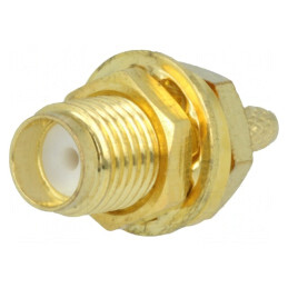 Soclu SMA Mamă Drept RG174 Crimpat | Electronic-mag.ro | Componente Electronice