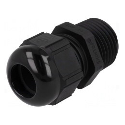 Garnitură Etanşare Neagră NPT1/2 IP68 Poliamidă | Electronic-mag.ro | Componente Electronice