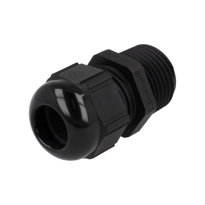 Garnitură Etanşare Neagră NPT1/2 IP68 Poliamidă | Electronic-mag.ro | Componente Electronice