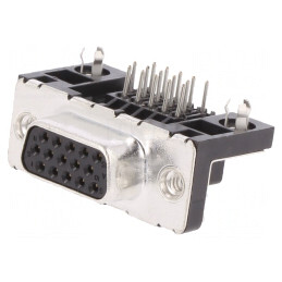 D-Sub 15-Pin Soclu Mamă pentru PCB THT 5A | Electronic-mag.ro | Componente Electronice